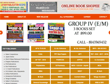 Tablet Screenshot of onlinebookshopee.com